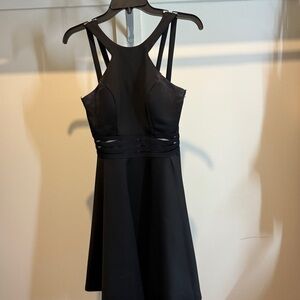City Studio Black Backless Dress